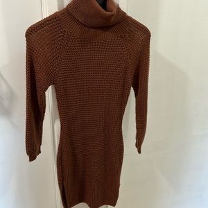 SHEIN TURTLE NECK SWEATER DRESS